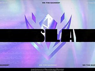 hot lesbian group scene from k da girls with pussy licking