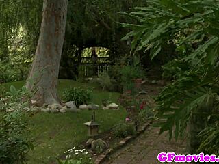 Lesbian Aiden Ashley fingered hard in lingerie!