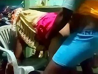 Indian Teacher and Student Get Wild in Doggy Style