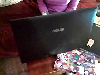 Russian Young Girl with Tattoos Performs Deepthroat in Homemade POV Video