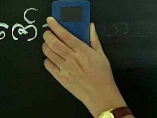 Amateur teacher has her ass fucked in the classroom