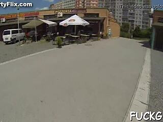 Naive gal gets banged hard on hidden webcam