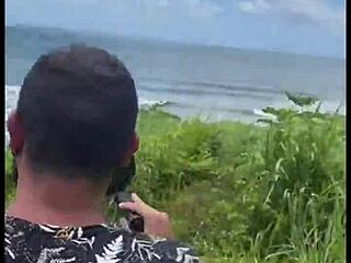 Hell yeah, we hit a trail for a wild beach orgy with huge cocks!