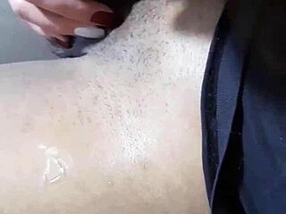 Fucking her big ass and cumming inside her tight pussy.