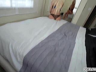 courtney taylor banged by stepson spreadeagle during phone call