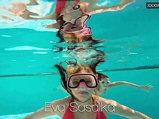 Eva Sasalka Underwater Orgy!