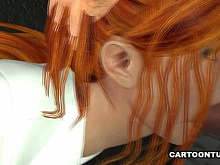 Busty 3d secretary sucks cock and fucks at office