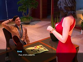 3D Hentai Flirting With Boss At Work In Fashion Business