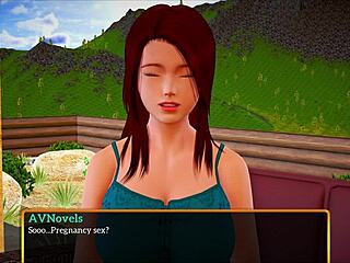 Amateur Game Featuring Brunette and Redhead with Big Tits