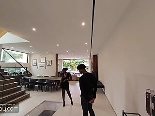 Vrb gay black sweaty tony genius deepthroats and rides white dick in vr