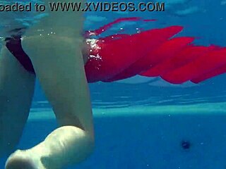 Kittina Ivory Undresses by the Swimming Pool