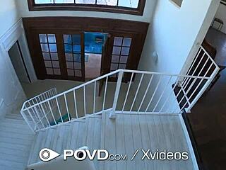 POVD Step Sis Blackmails Bro Watching Porn