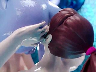 I watched three dickgirls fuck asses and cum hard on each other.