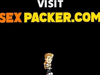 hotel receptionist kneels for cumshot load in her mouth after rough anal pounding - kirsten plant