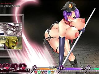 Big tits and ass get ripped in prison hentai