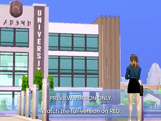 My Art Professor S3E1 - Wild 3D Hentai Preview