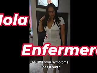 Fitness nurse with huge ass and tits in taboo hospital patient scene. Double delivery with Alejandra.