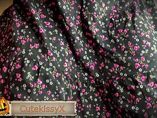 Wife's Painted Pussy Begs for Halloween Trick or Fuck Action