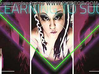 horny stepsister teaches you to suck cock so she can watch with excitement