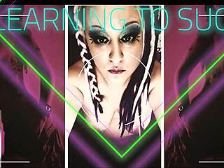 horny stepsister teaches you to suck cock so she can watch with excitement