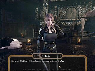 Fucking hot in the castle tower with cumshot on big tits 😍