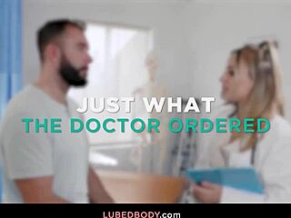 Doctor Orders Anna Claire Clouds to Pound Will in Hospital Massage