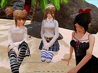 Exploring the harem hotel in this game adventure