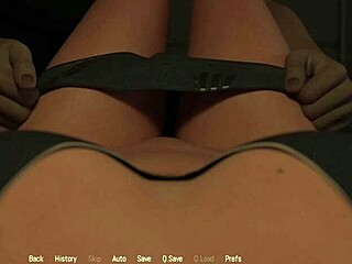 Gaming and pussy play with busty blonde