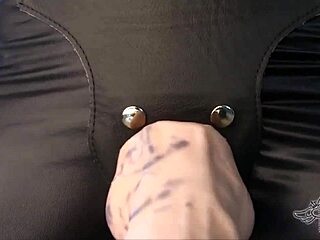 brunette femdom humiliates with strapon anal domination from now on