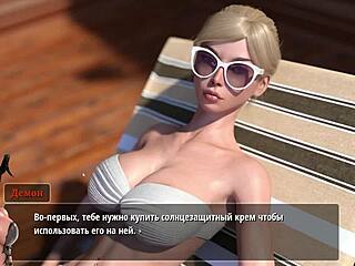 Girl House gameplay: Big tits in part 5