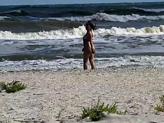 Man, wanna join us for wild public sex on the beach?