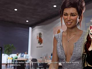 sexy lady boss seduces in outdoor game scent 27.