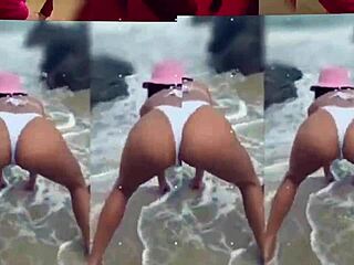 Coelhinha Fucks on Street Walkway and Car in Rain