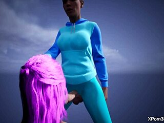 3D Futa Teen 18+ Deepthroat Blowjob in Bondage Teaser