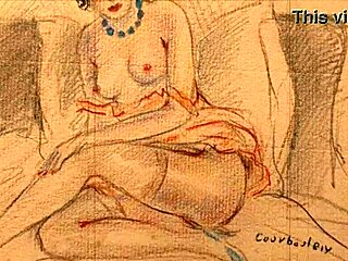 Beautiful vintage illustration captures erotic moments from anime history