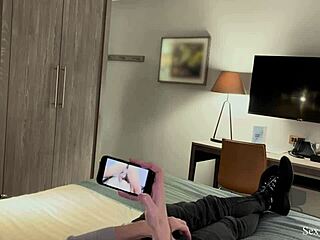 sharing a bed with stepmom led to anal fun in hotel