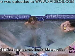 pussy licking and ass toys heat up spring break house