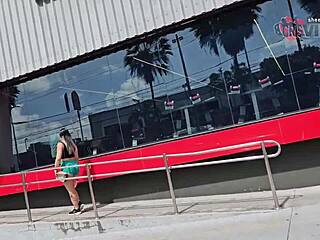 cristina almeida flashes tight shorts at gym in fortaleza ce