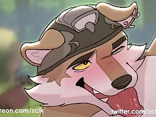 Gay anal sex in a fun animated Furry game