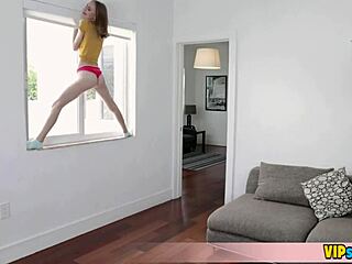 Skinny cute blonde stepsister learns to give blowjobs.