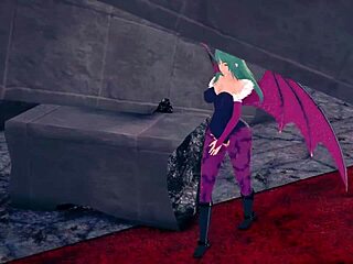 Morrigan hates at first but then gets fucked full in halloween special with sheer fantasy