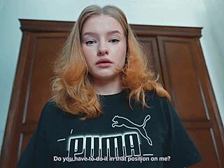 Master Slams Tight Teen Student Hard on Squeaky Bed Frame