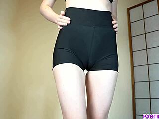 good girl teases daddy with swollen cunt and puffy vagina in extreme close-up.