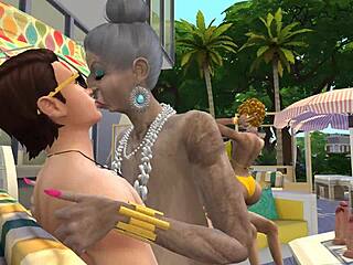 Granny Treat 2 - When The Cuckolds Are Away The Old Tarts Will Play - Sims 4