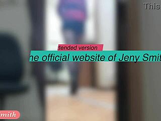ive got a new job jeny smith gets naked at her new job hidden cam prank