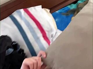 Big bouncing boobs in a college dorm escort session