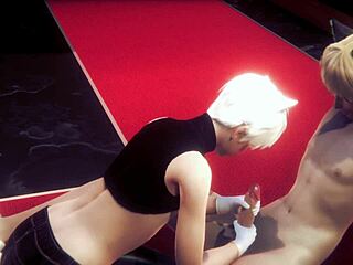 Watch this yaoi femboy alan give handjob and blowjob to twink in uncensored gay anime.