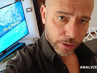 marco nero ends quarantine with crazy dp and creampie on italian brunette