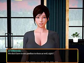 Big tits hentai family adventure in anime style