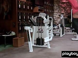 Britt linn strips for naked outdoor swim